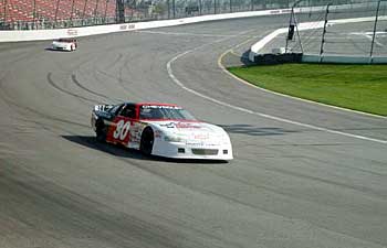 Neville on the track at Irwindale, CA