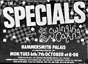 Press Ad for the HAmmersmith Palais (1980)